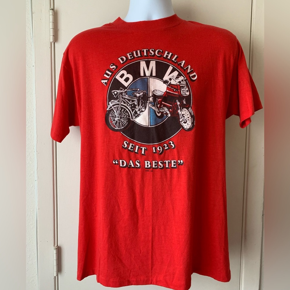 Vintage BMW TShirt 1981 New Old Stock “Das Beste” German “ The Best Since 1923”